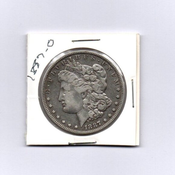 1887-O Morgan Silver Dollar... Circulated... In Protective Holder - Picture 1 of 2
